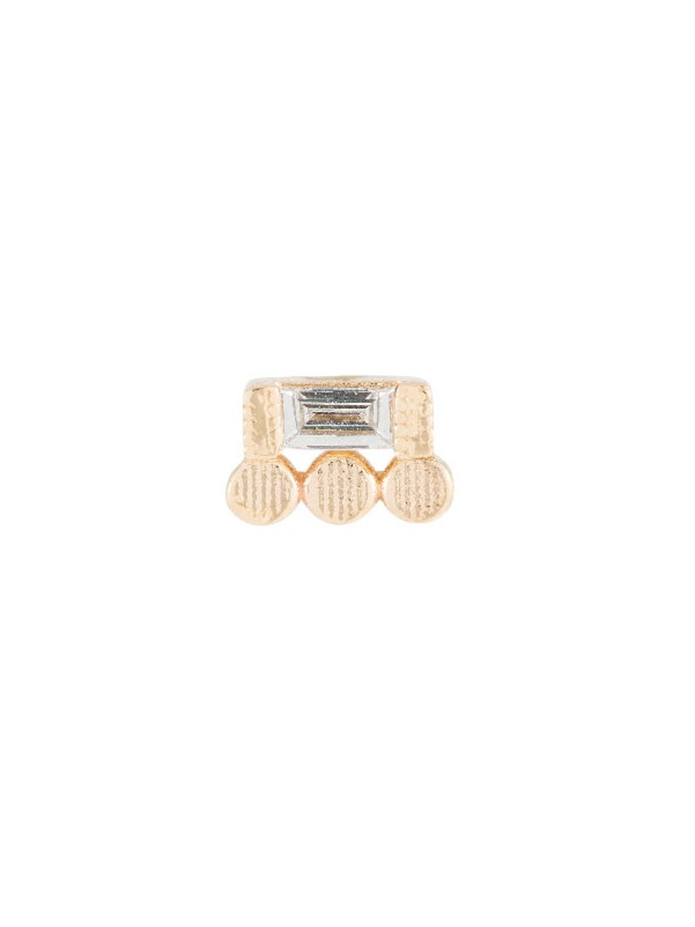 Jennie Kwon Baguette 3 Dot Stud (pair)